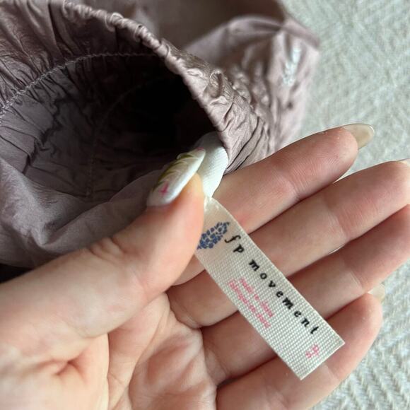 Free People Movement Way Home Shorts Size Small | Moonlight Mauve - Picture 5 of 5